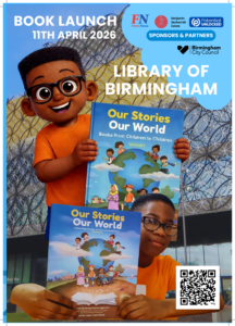 Our Stories, Our World launch photo — Books From Children To Children 2025 pilot